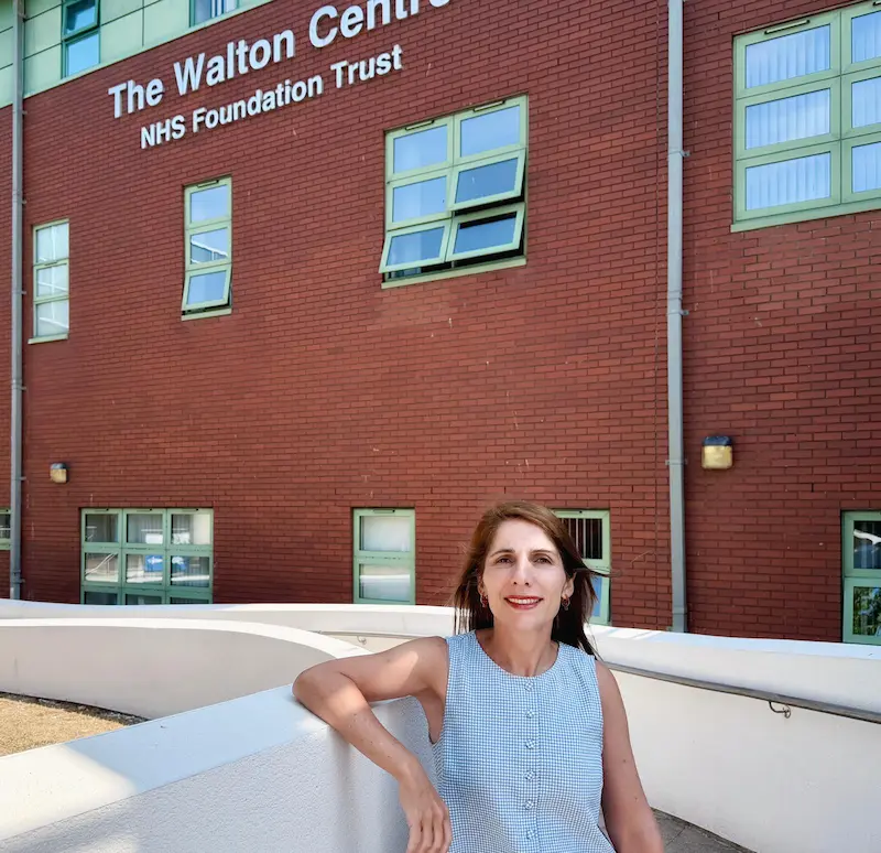 La doctora Andrea Romera en The Walton Center